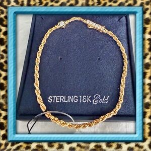 👑✅PRICE FIRM✅ CRISLU Layer Up Rope Chain Bracelet. Beautiful. Brand New!